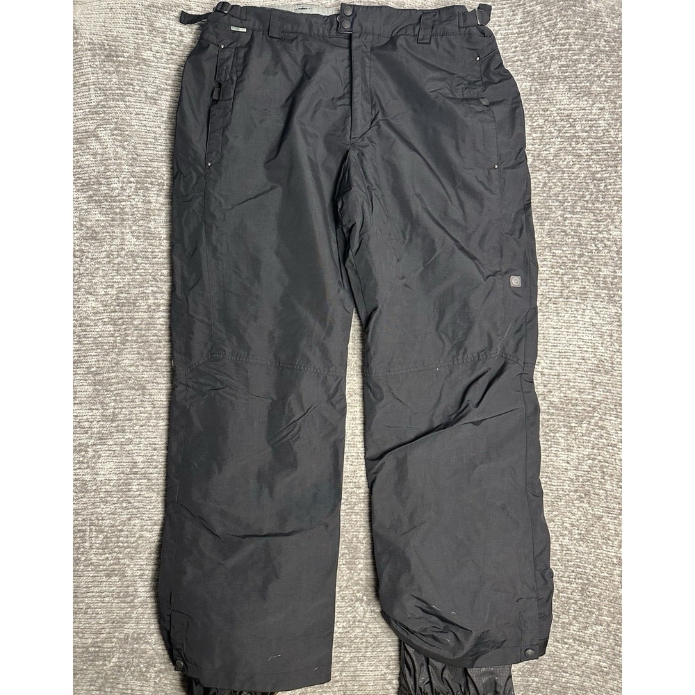 Columbia Pants Men Extra Large Black Ski Snow Convert Lined Waterproof Snowboard